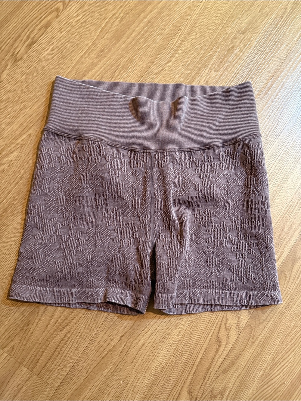 aerie Seamless Textured High-Waist Bike Shorts